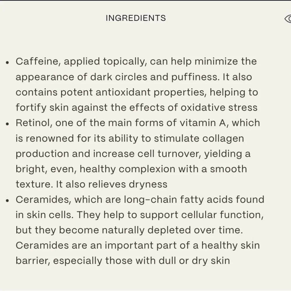 Twentynine Palms Mira Luna eye cream